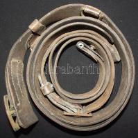 1db régi katonai öv 118cm és egy bőrszíj 97cm