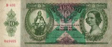 1930-41. 10P ,20P, 50P, 100P mindegyik hamis "H" betűs nyilaskereszt felülbélyegzéssel T:II,III+