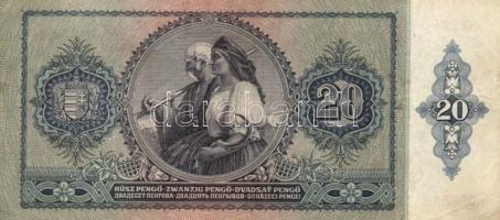1930-41. 10P ,20P, 50P, 100P mindegyik hamis "H" betűs nyilaskereszt felülbélyegzéssel T:I...