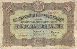 Bulgária 1916. 20LZ + 100LZ T:III+,III
Bulgaria/Gold issue 1916. 20 Leva Zlato + 100 Leva Zlato C:F+...