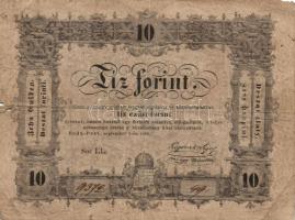 Kossuth-bankó tétel 1848. 5Ft (4x) piros és barna változat + 10Ft + 100Ft T:II-,III,IV