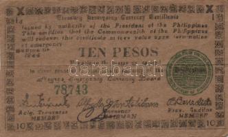Fülöp-Szigetek/II. Világháborús megszállás alatti szükségpénzek/Cebu/Negros/Mindanao 1941. 1P (3x) 2...