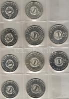 1968. "Semmelweis" 50Ft+100Ft ezüst 5 pár T:1