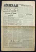 1956 Népakarat folyóirat I.évfolyam 7. száma a forradalom híreivel