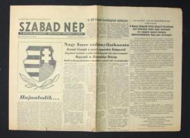 1956 Szabad Nép folyóirat XIV.évfolyam 297. száma a forradalom híreivel