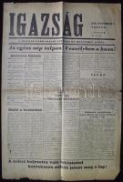 1956 Igazság folyóirat I.évfolyam 12. száma a forradalom híreivel