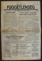 1956 Magyar Függetlenség folyóirat I. évfolyam 4. száma a forradalom híreivel