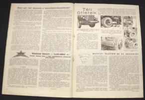 1954 Autó-Motor VII. évfolyam 21. száma az Északi sarki kutatókról szóló híradással