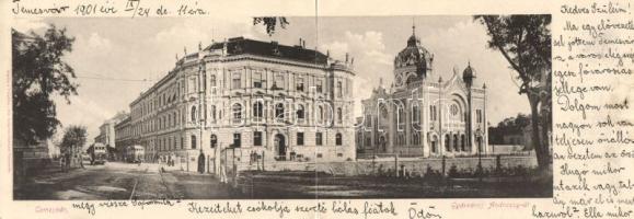 Temesvár Gyárváros synagogue panoramacard