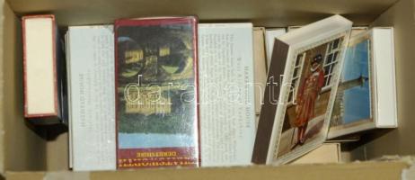 30db klf nagyméretű régi gyufásdoboz gyufákkal