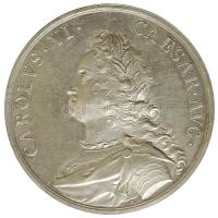 Habsburg Birodalom / Bécs 1716. Borromeo Szent Károly Templom építésének Ag emlékérme. Szign.: Daniel Warou (70g/56mm) T:2 RR! /  Habsburg Monarchy / Vienna 1716. Construction of the Temple Saint-Charles Borromeo Ag medallion "CAROLVS VI CAES AVG / QVOD POPVLVS - PESTE LIBERATVS" Sign.: Daniel Warou (70g/56mm) C:XF Very Rare!!