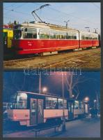 10db klf színes fotó villamosokról