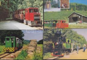 10db képeslap keskeny nyomvonalú vasutakról
