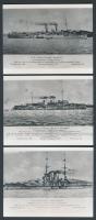 9db fotó klf osztrák-magyar hadihajókról