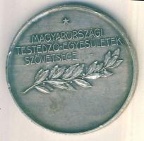 ~1900 Magyarországi Testedző-Egyesületek Szövetsége Ag 40,6g emlékérem szign:Terv.Damkó J. / Vés.Exner K. (d=45mm) T:2-