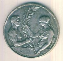 ~1900 Magyarországi Testedző-Egyesületek Szövetsége Ag 40,6g emlékérem szign:Terv.Damkó J. / Vés.Exn...