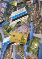 406 db használt külföldi telefonkártya, főleg görög és olasz