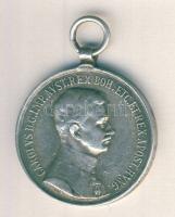 1917-18. Kis Ezüst Vitézségi Érem "Fortitudini / IV. Károly" mellszalag nélkül Szign.: Kau...