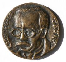 Dr. Soós András 1970. "Dr. Krompecher Ödön" korboncnok bronz emlékérem (48mm) T:2 /  1970. Dr. Ödön Krompecher pathologist Br commemorative medal  Sign: Dr. András Soós (48mm) C:XF