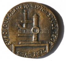 Dr. Soós András 1970. "Dr. Krompecher Ödön" korboncnok bronz emlékérem (48mm) T:2 / 
1970....