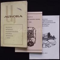 3db klf témájú könyv: 1975 Új Aurora - Irodalmi, művészeti és közművelődés-politikai antológia; 2003 Labádi Lajos szentesi levéltáros munkái; 2003 Kiállítás és ajánló bibliográfia a Tevan nyomda alapításának centenáriuma alkalmából