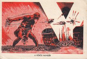 Anti-Bolshevik propaganda, artist signed