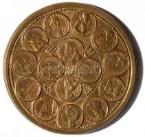 Tóth Sándor (1933-) DN. "MÉE - Erdélyi Fejedelem" bronz emlékérem (74mm) T:1- /
ND. Hungar...