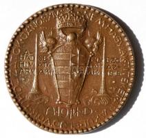 Zutt Richard (1887-1938) 1915. "Hadsegélyező Hivatala az Árváknak" bronz emlékérem (69mm) ...
