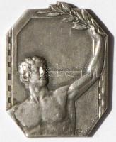 DN. Műegyetemi Athletikai és Football Club Versenydíja Ag sport érem. Szign.: Dertel-Berlin (13.8g/26x35mm) T:2 /  Hungary ND. Athletic and Football Club sport Ag medal. Sign.: Dertel-Berlin (13.8g/26x35mm) C:XF