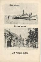 Érd hajóállomás és a Gróf Wimpfen-kastély