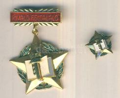 ~1960. Kiváló Feltaláló Arany fokozata kitüntetés miniatűrrel tokban T:2