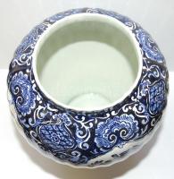 Delft Boch Holland kézzel festett porcelán váza / Holland handpainted chinaware vase 26 cm
