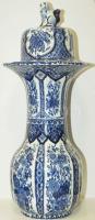 Delft Boch Holland kézzel festett porcelán urna / Holland handpainted chinaware urne 48 cm