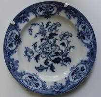 XX. sz. eleje: Caudon Ltd. festett porcelán dísztányér / Painted chinaware plate d: 22 cm