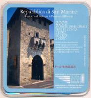 San Marino 2005. 2c + 20c + 2€ szettben "Szent Ferenc Kapu" T:1
San Marino 2005....