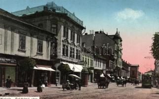 Miskolc Széchenyi utca, Pannonia Szálloda, villamos