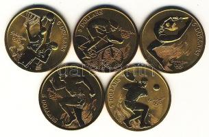 Ausztrália 2000 5$ 28klf db "Sidney-i olimpia" komplett sor! 23db eredeti díszcsomagolásba...