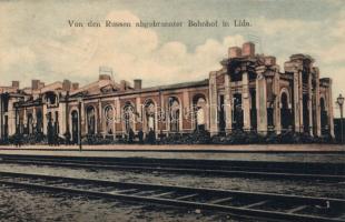 Lida war damaged railway station