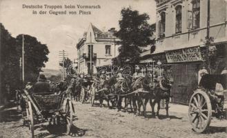 Pinsk, military WWI, German troops (EK)