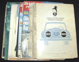 Kb 10db klf magyar és német nyelvű autós folyóirat, prospektus