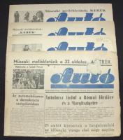 1948/1949 Autó c. folyóirat I. és II. évfolyamának 8db száma