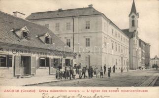 Zagreb restaurant and chruch