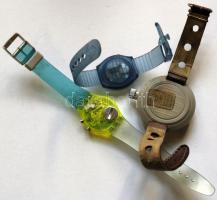 Erotikus számlapos működő mechanikus és 2 műanyag elemes karóra