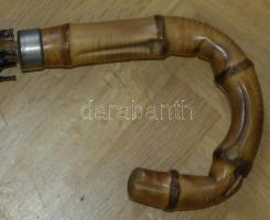 Régi nagyméretű esernyő bambusz nyéllel 87cm