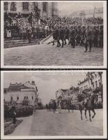 Kolozsvár bevonulás - 2 db képeslap visszatért bélyegzésekkel