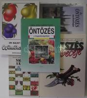 6db kertészkedéssel kapcsolatos könyv: A metszés ábécéje, A növényvédelem ábécéje, Az öntözés technikája, Nagy öröm a kiskert, Öntözés a kisgazdaságokban, Gyümölcsöskert