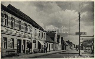 Kargowa (Unruhstadt) Zülichauer street, colonial shop (fl)