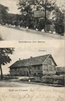 Krosno Odrzanskie, Crossen; Geschäftshaus Emil Meissner, Molkerei / Meissner's shop, dairy farm