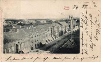 1899 Eszék with synagogue