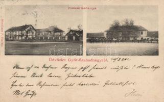 Győr-Szabadhegy huszárlaktanya